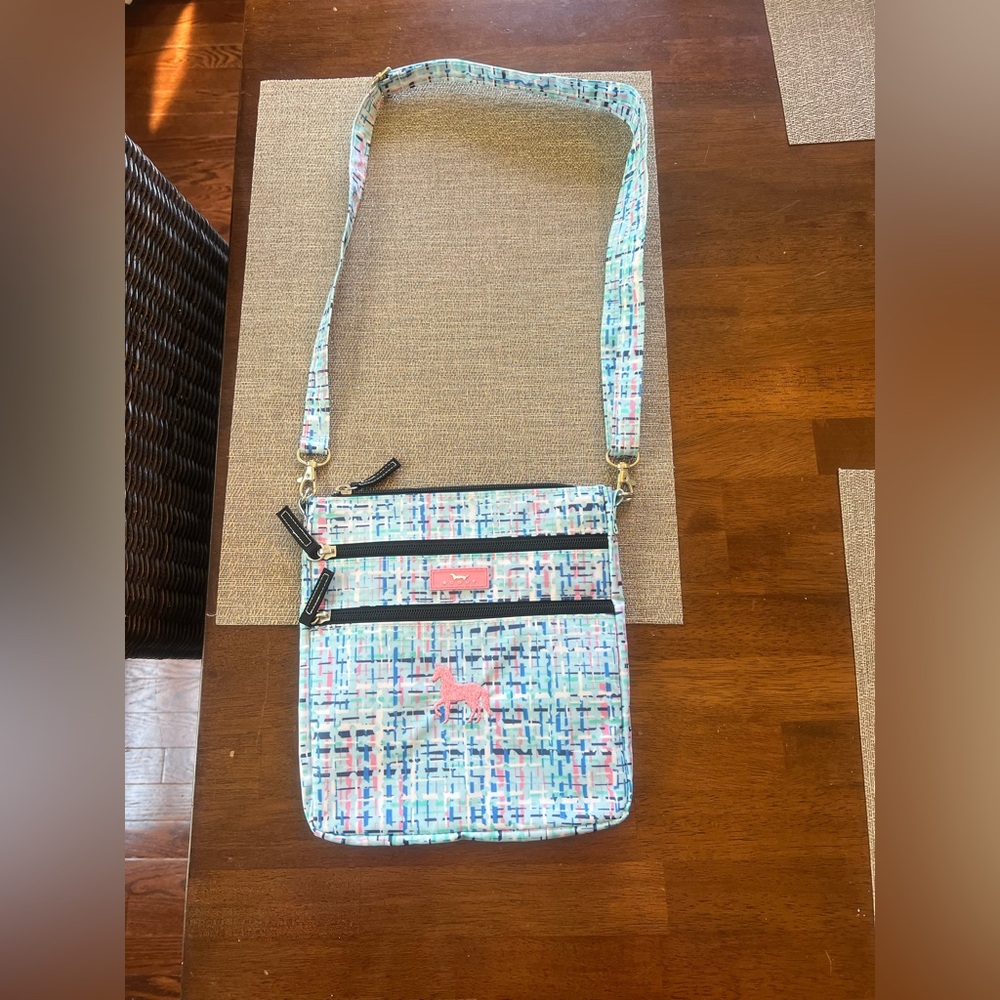Scout Crossbody Bag.  Pink‎ Pony Mackinaw Island.
